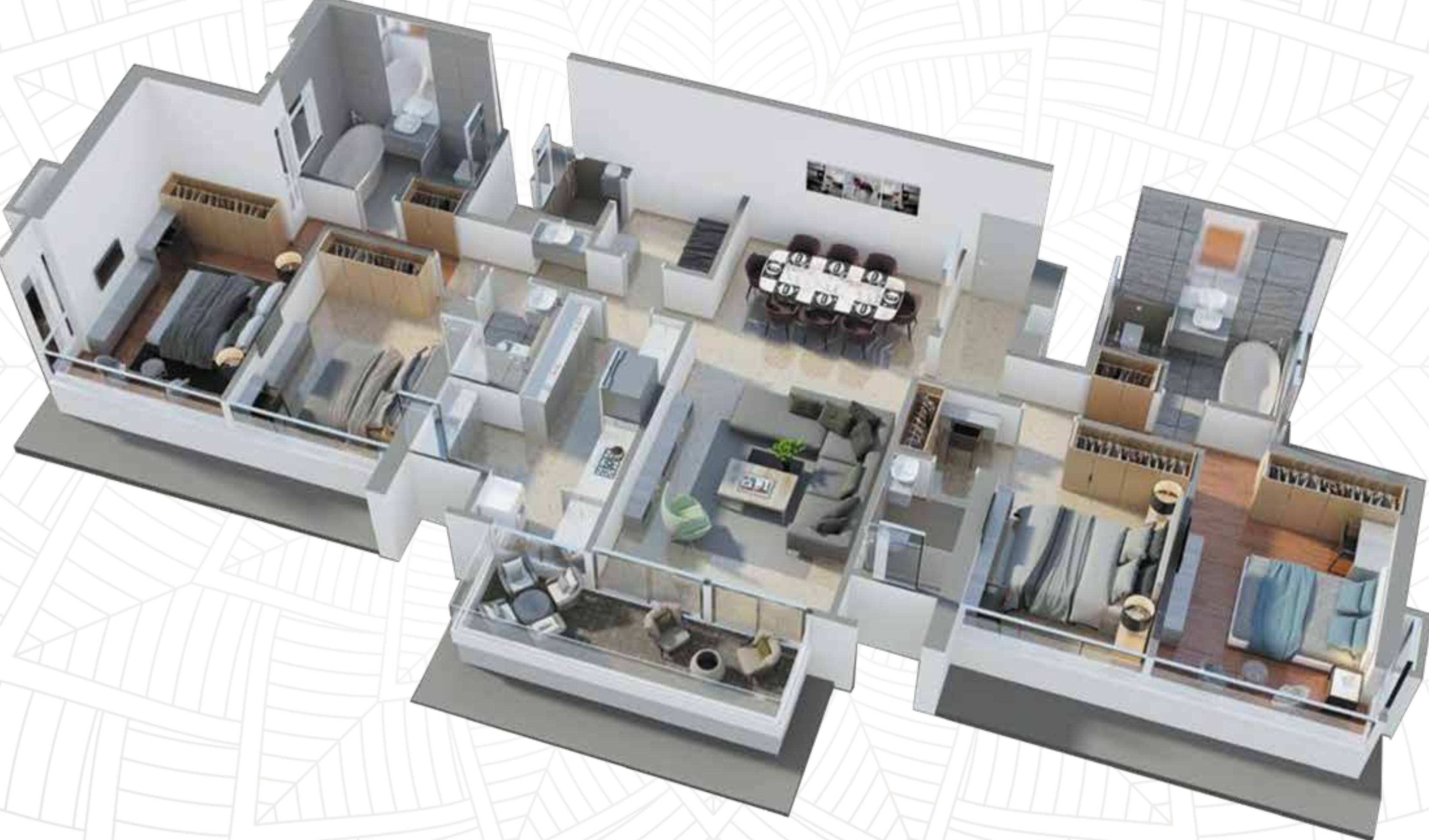 3DFloorPlan of Chintamani Aryavrat Project