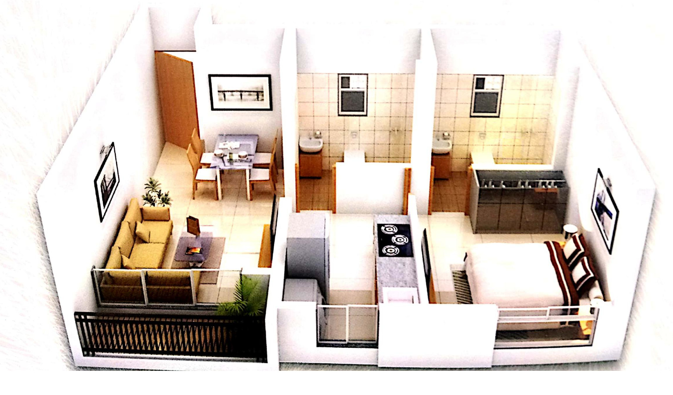 3DFloorPlan of Dosti West County Dosti Merlin