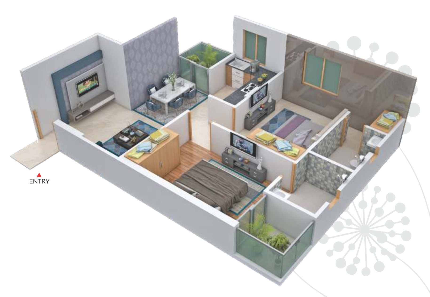 3DFloorPlan of S R MD Avyukta