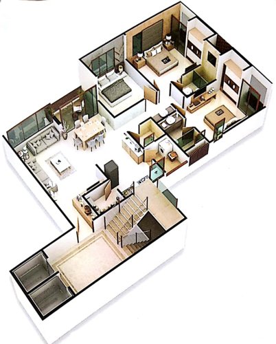 3DFloorPlan of Galaxy Heights