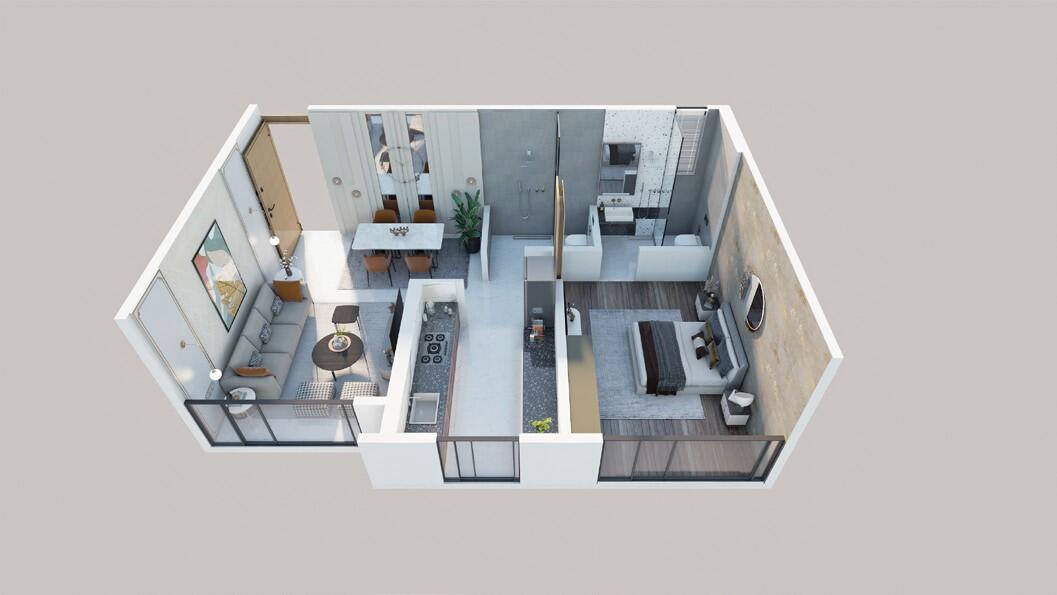 3DFloorPlan of Mangeshi Imperial