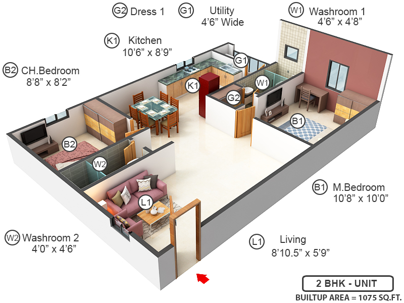 3DFloorPlan of Sterling Grandeur