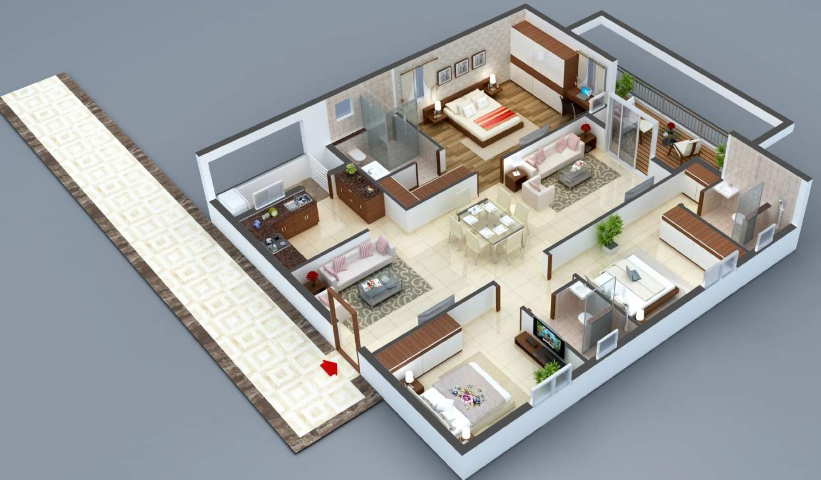 3DFloorPlan of Dwelton One