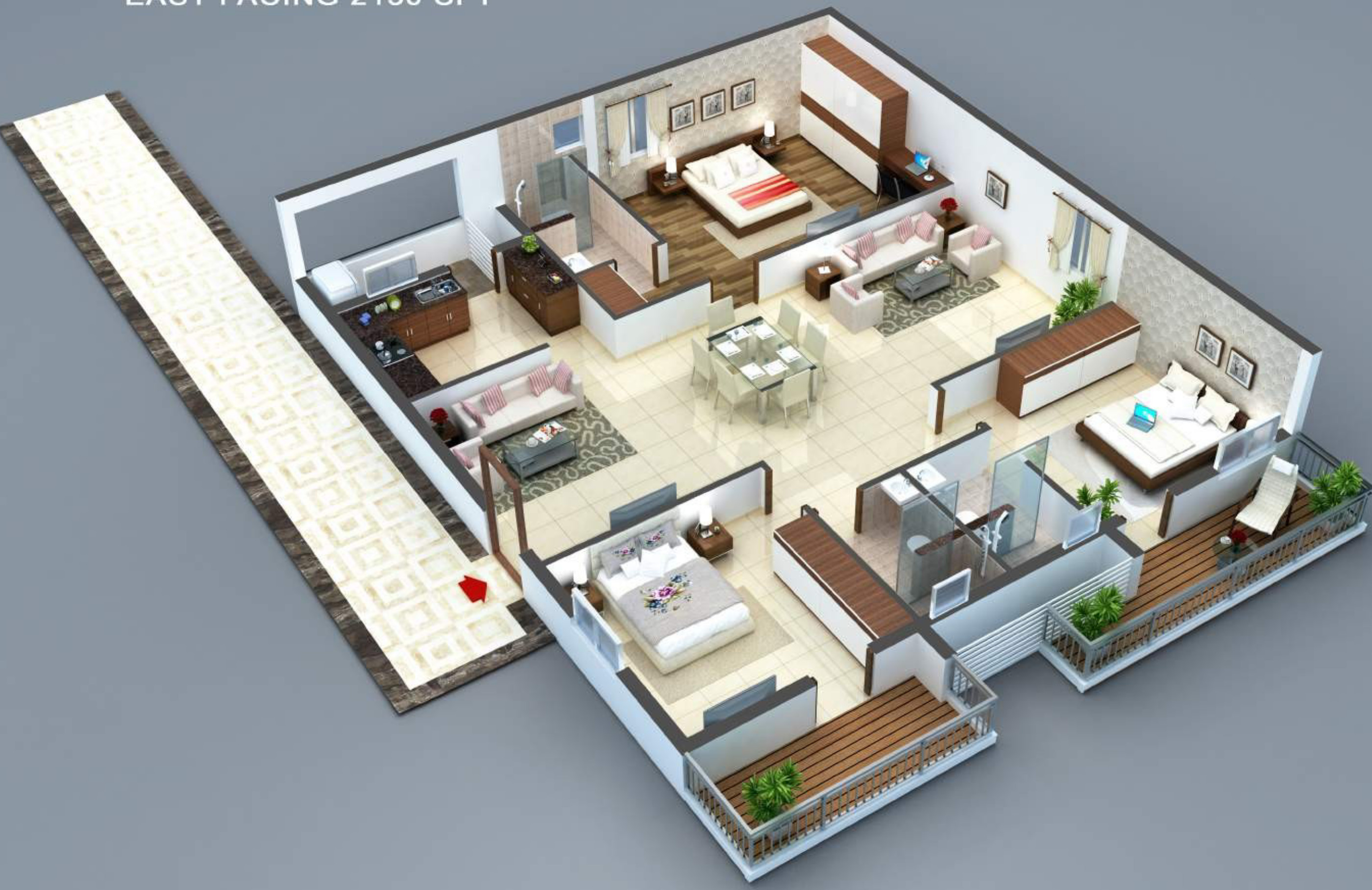 3DFloorPlan of Dwelton One