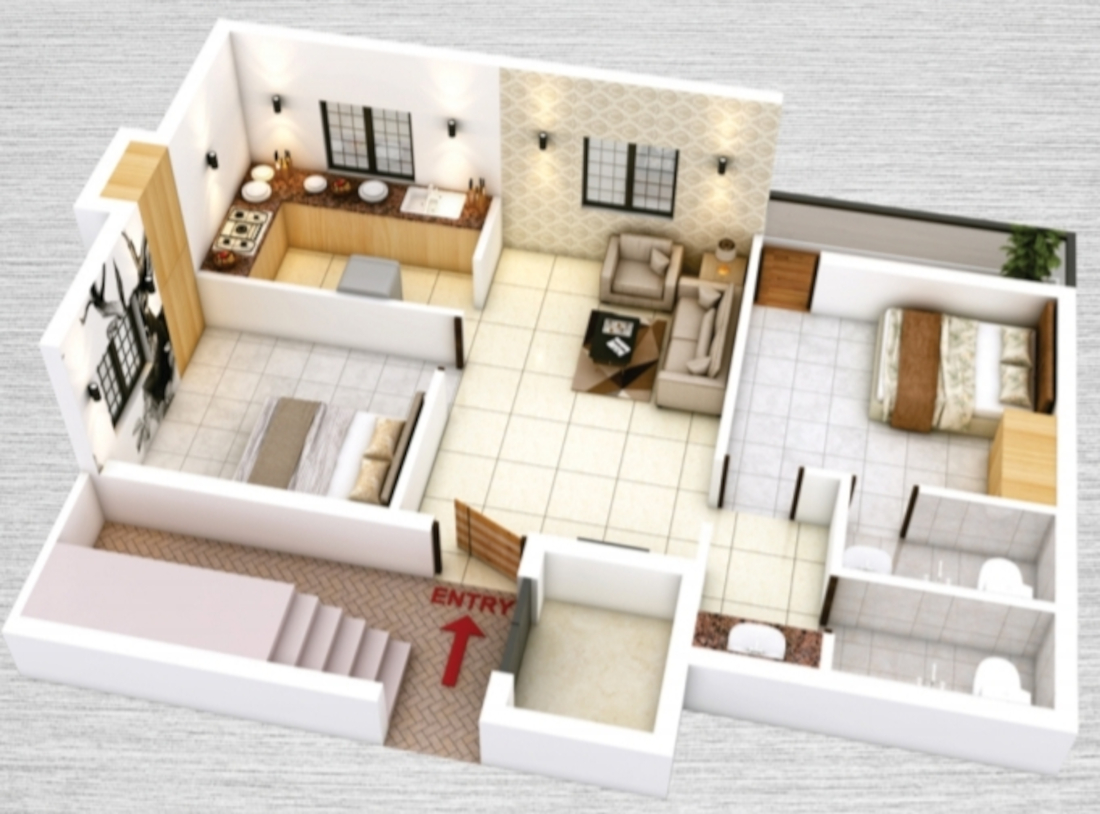 3DFloorPlan of AK Hessonite