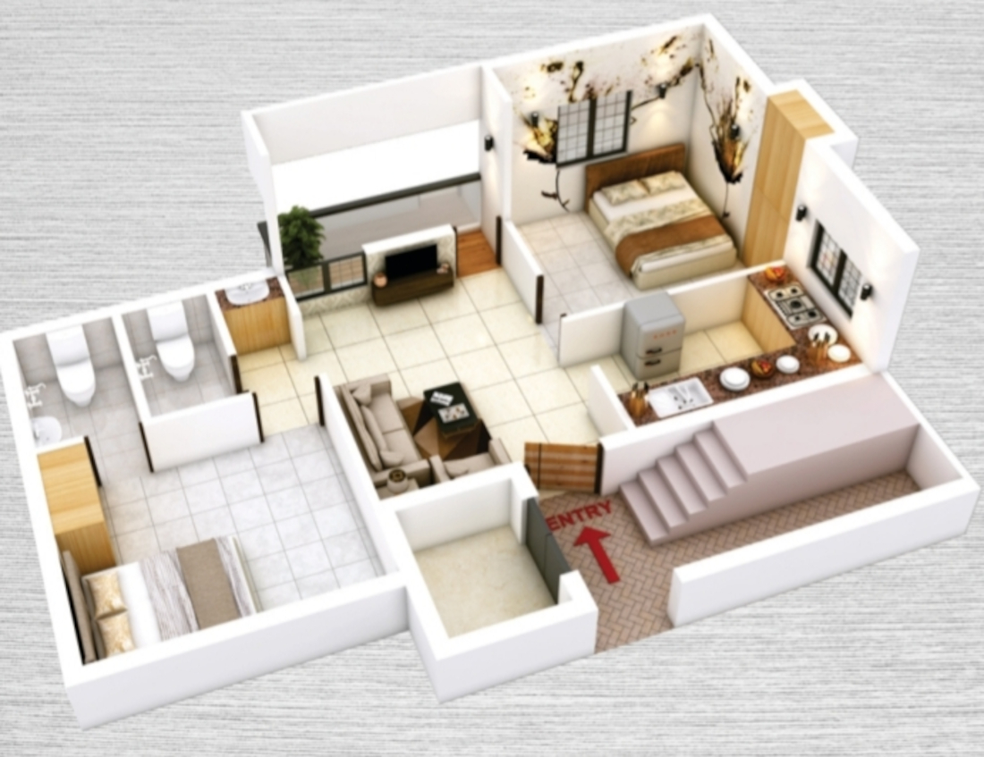 3DFloorPlan of AK Hessonite
