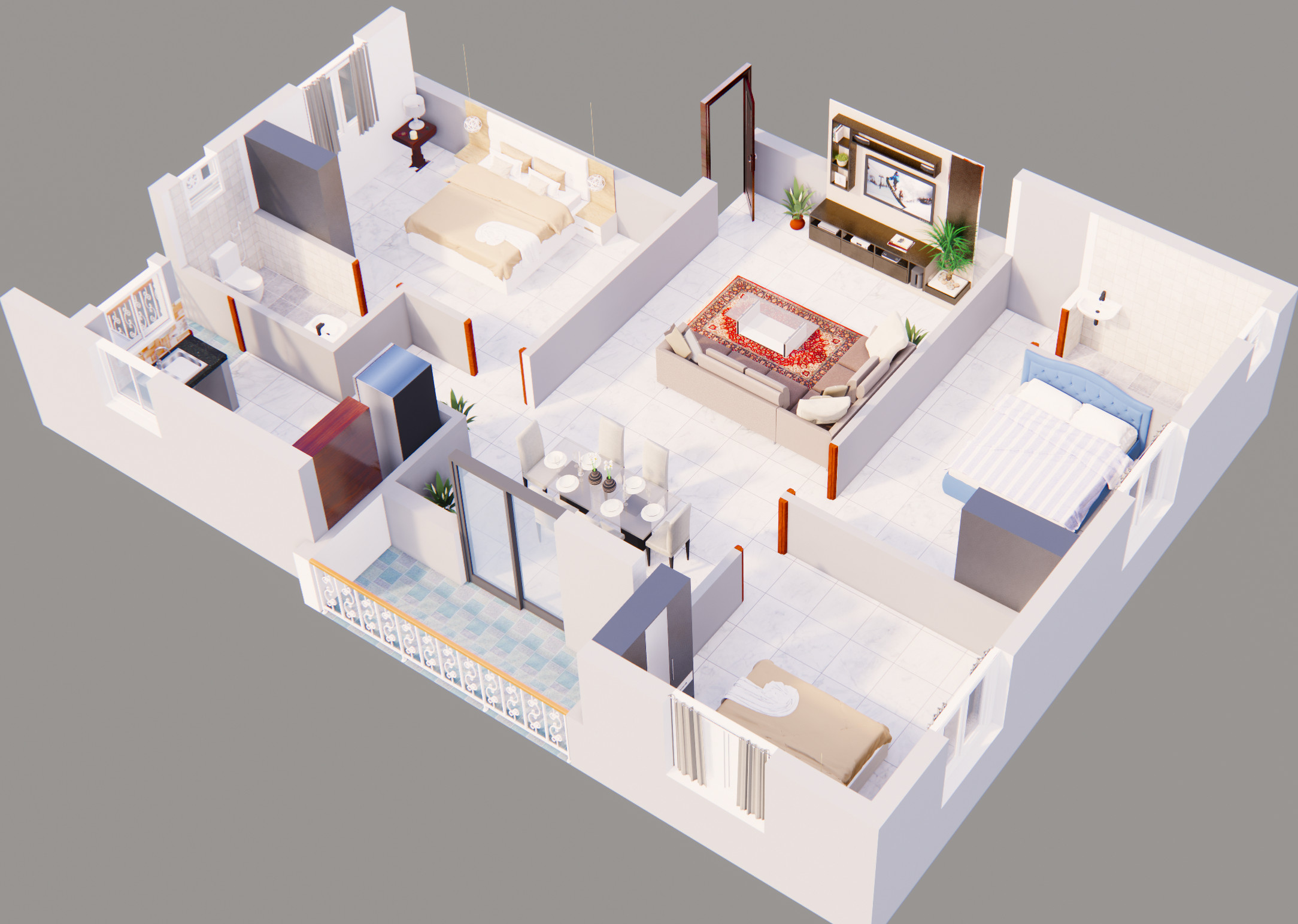 3DFloorPlan of MP Nyra