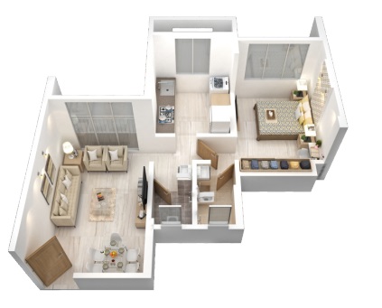 3DFloorPlan of Charms Global City