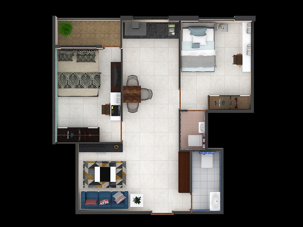 3DFloorPlan of Century Mansion