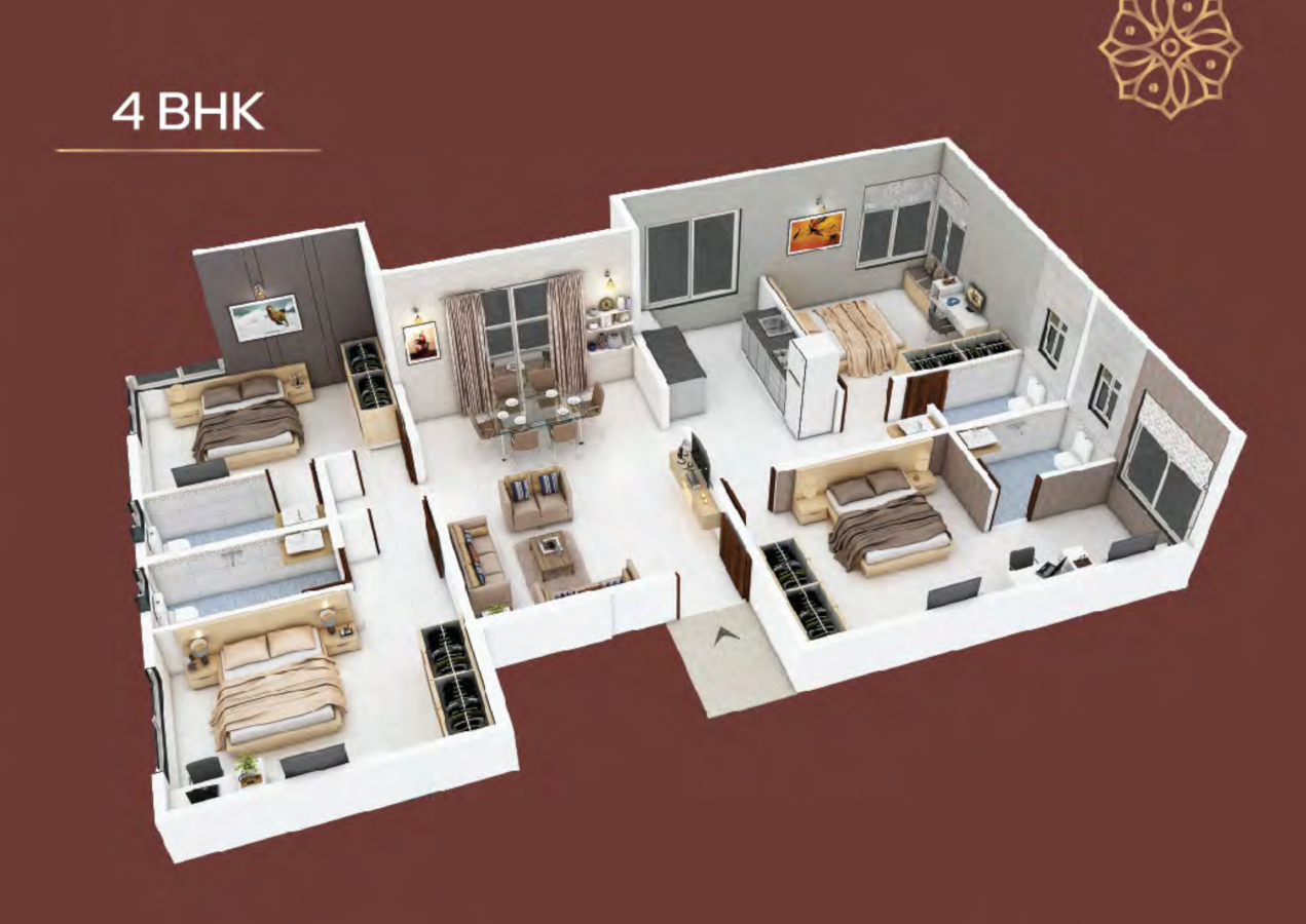 3DFloorPlan of Joshi Geetanjali B