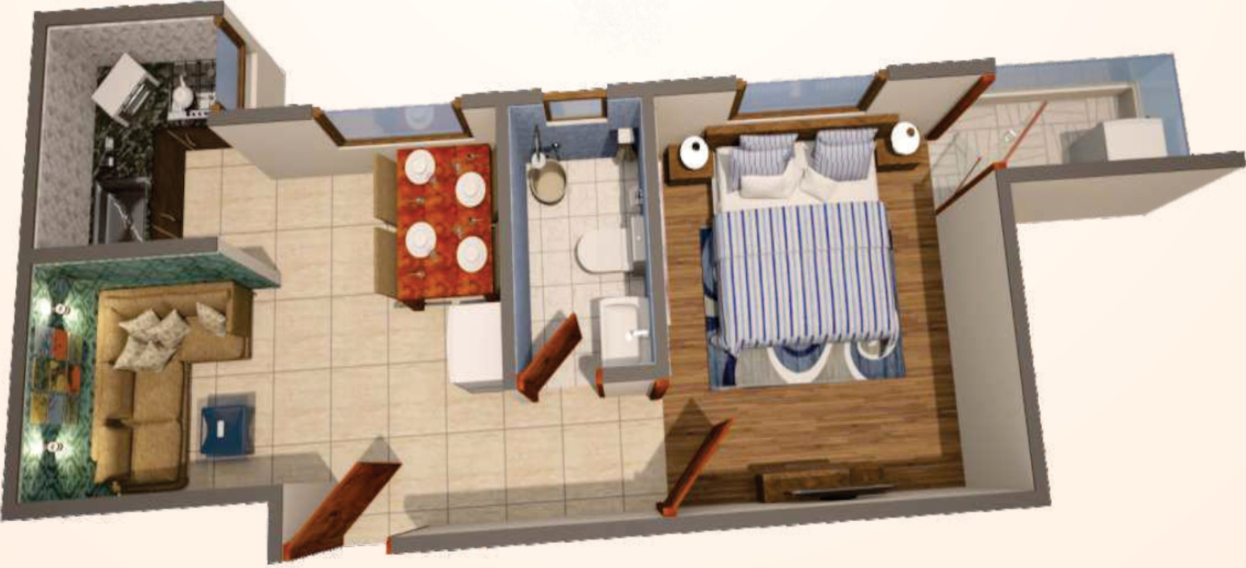 3DFloorPlan of Escon Tower 1