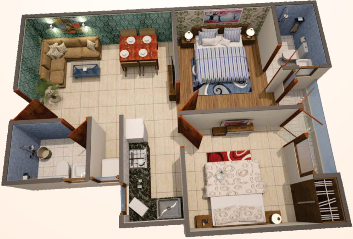 3DFloorPlan of Escon Tower 1