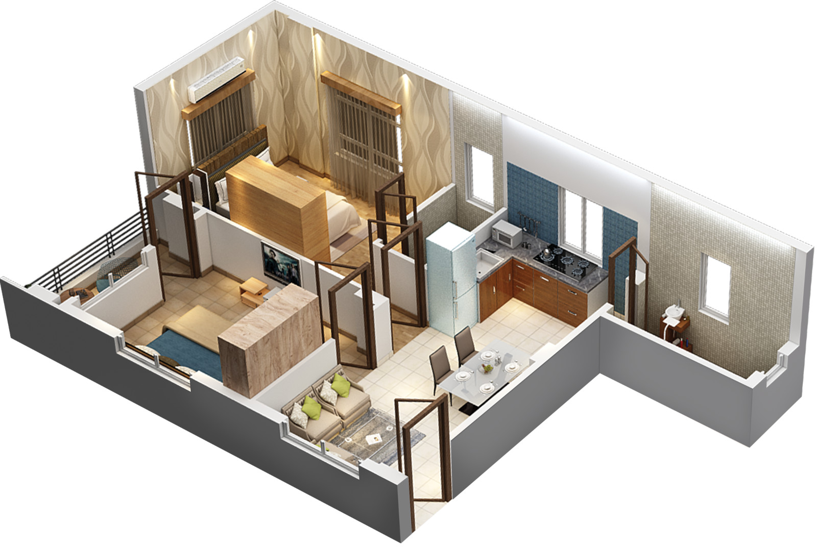 3DFloorPlan of Aatreyee Anjwainee