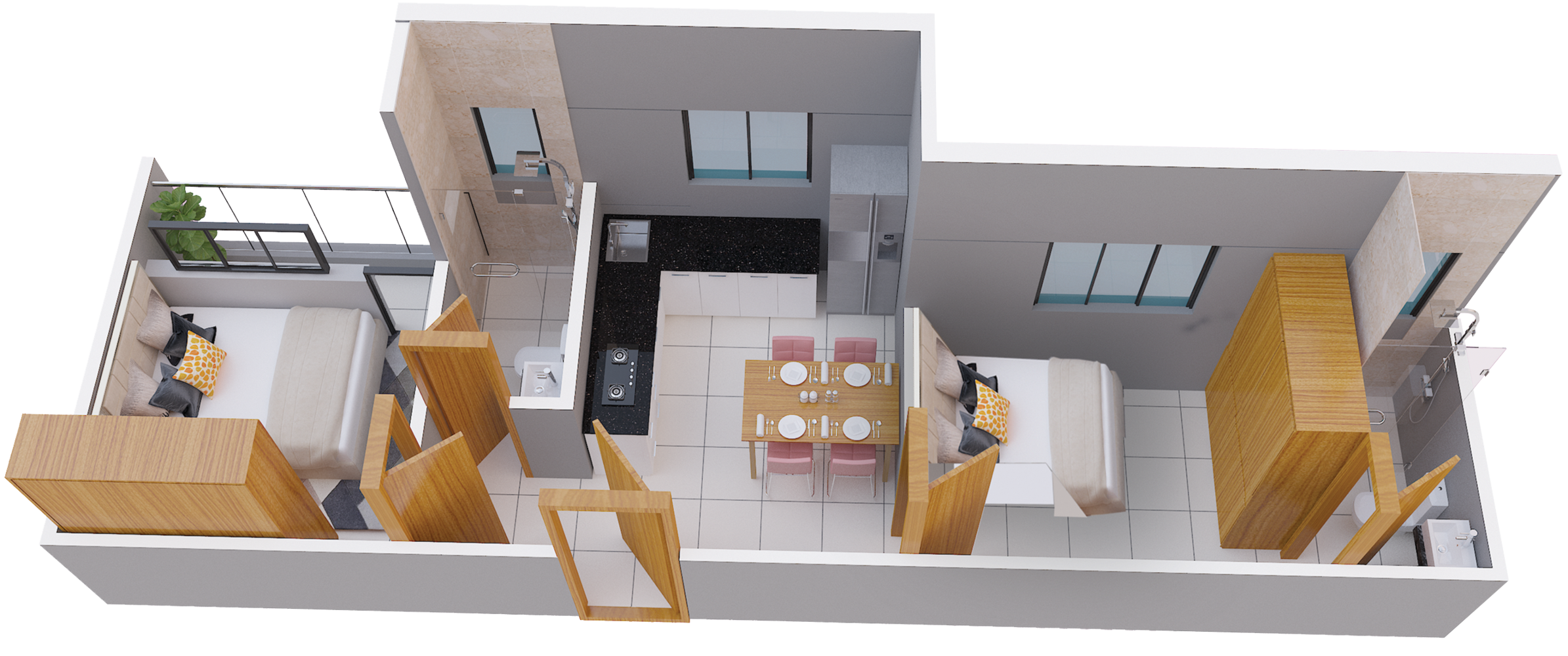 3DFloorPlan of Aatreyee Rupadarshini PH II