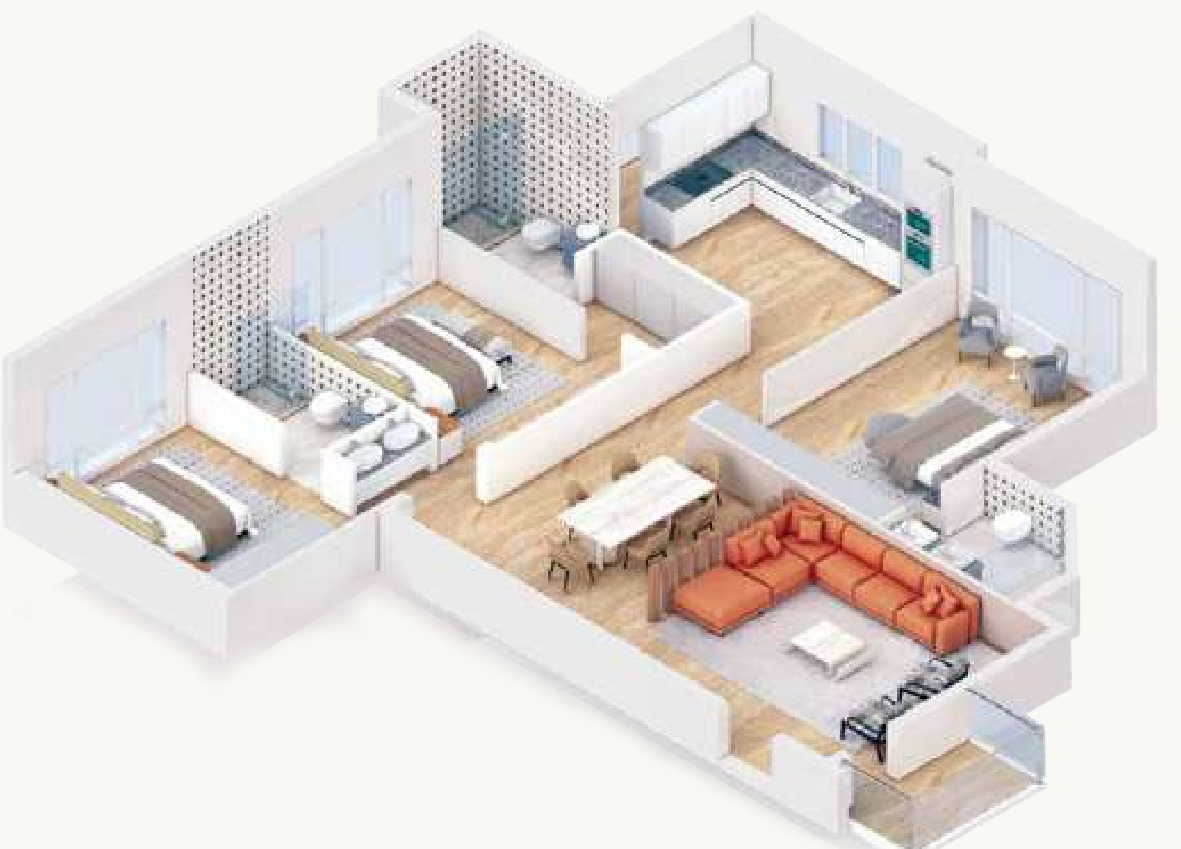 3DFloorPlan of Skyline Corner Stone