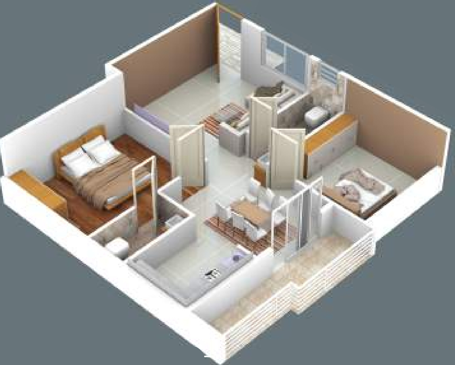 3DFloorPlan of Oakstone Lakeview