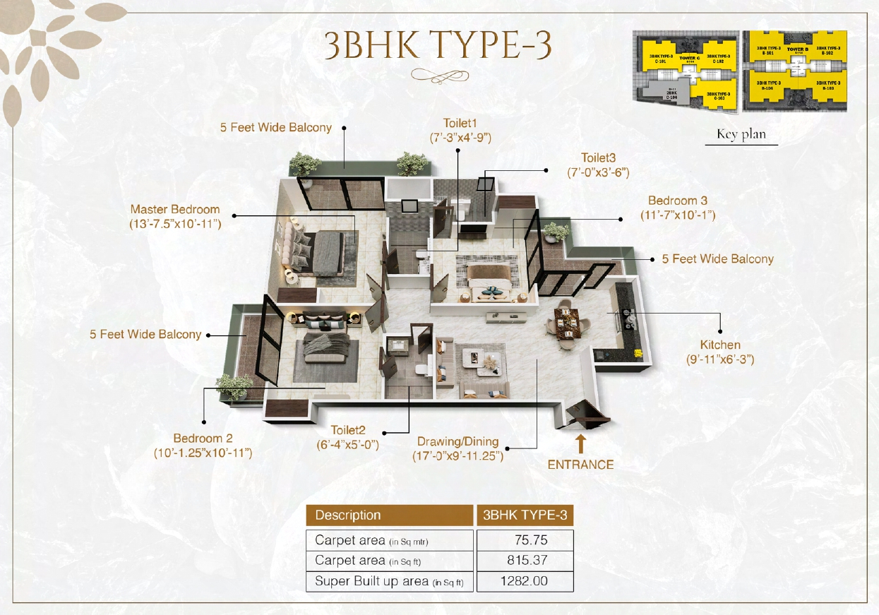 3DFloorPlan of YTT Life And Joy