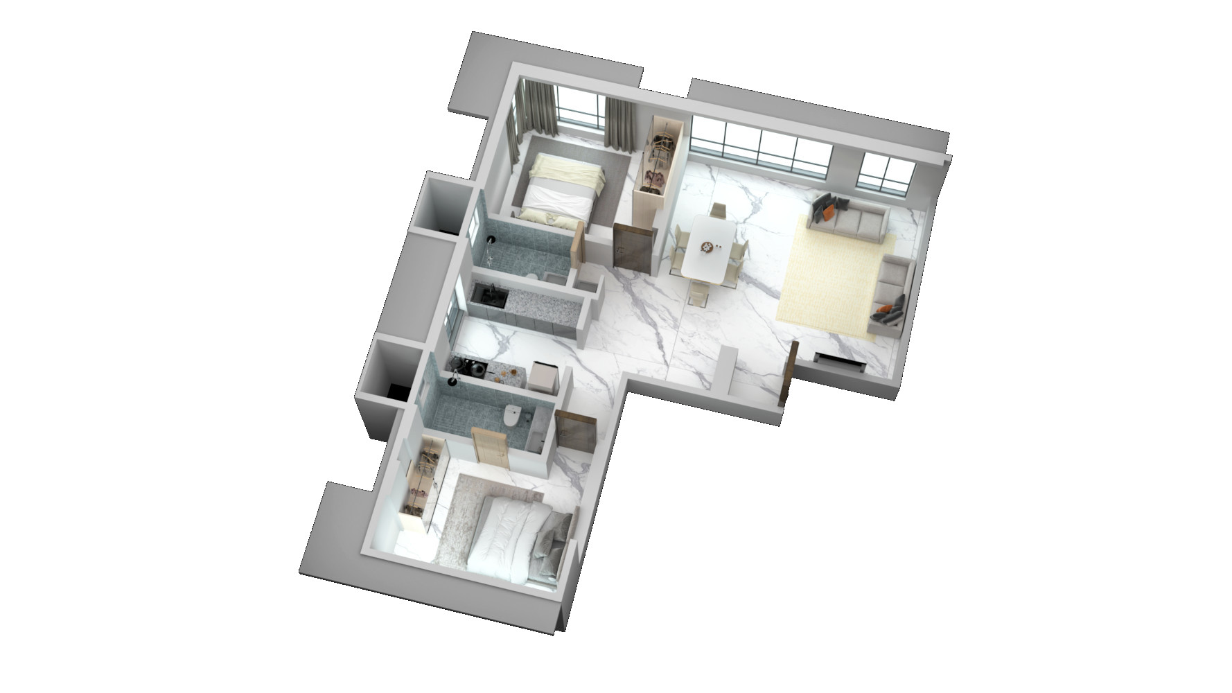 3DFloorPlan of Het Kunj Juhu