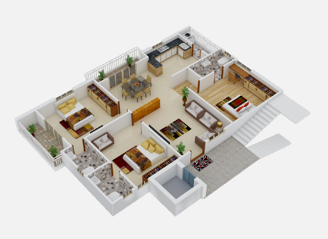 3DFloorPlan of Nestcon Jade