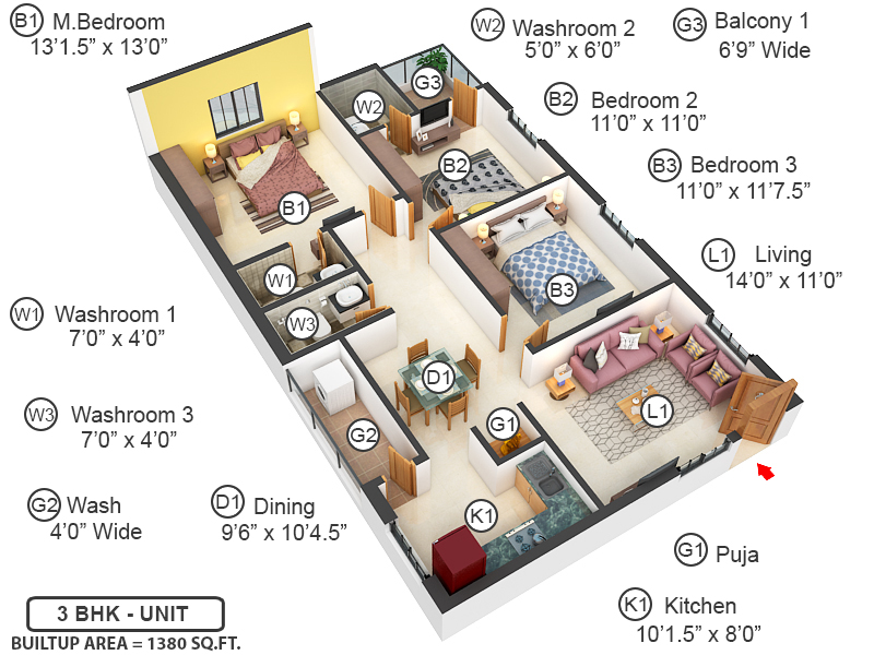 dummy Bhuvanteza Happy Homes 1