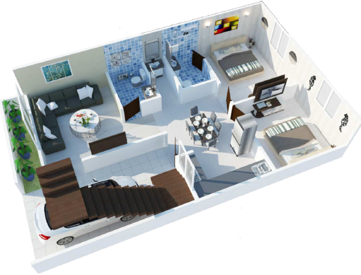 3DFloorPlan of Pingaksh Niketan
