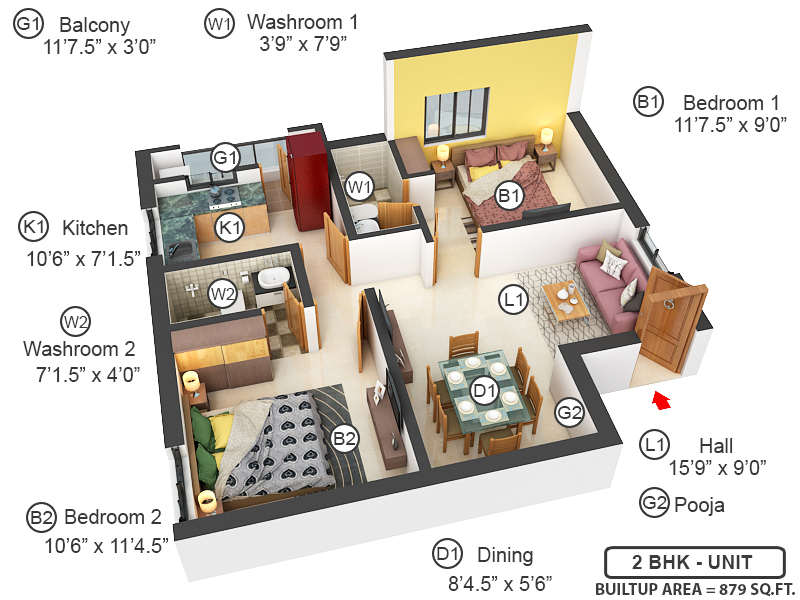 3DFloorPlan of Thai Homes