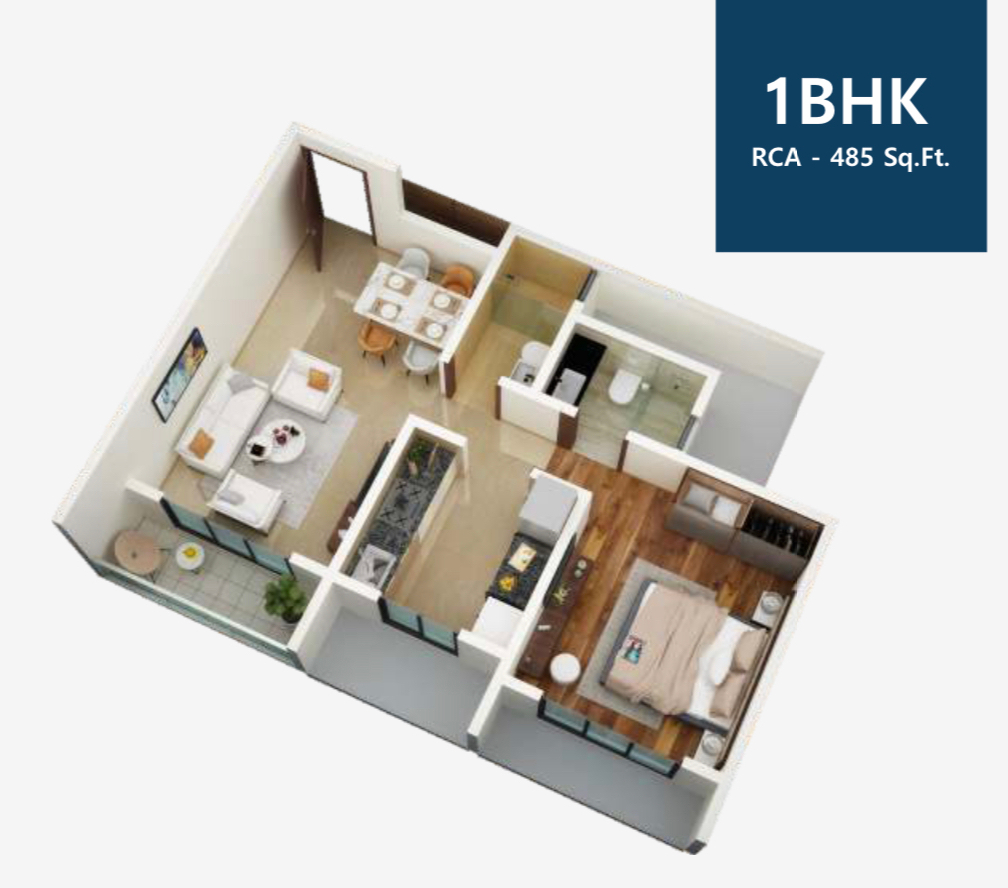 3DFloorPlan of Urban Nest Bldg 1