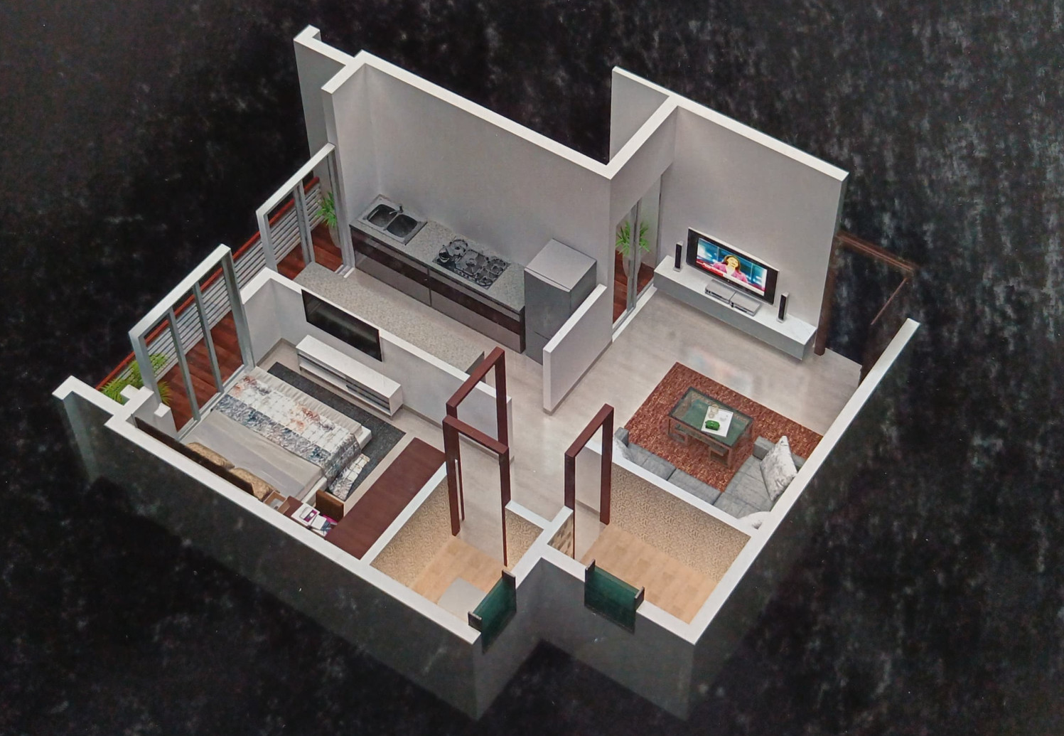 3DFloorPlan of Vidisha Shiv Sai Awas