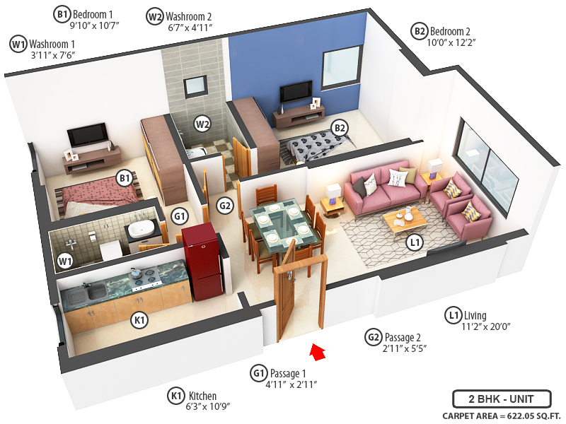3DFloorPlan of Leo Eminence