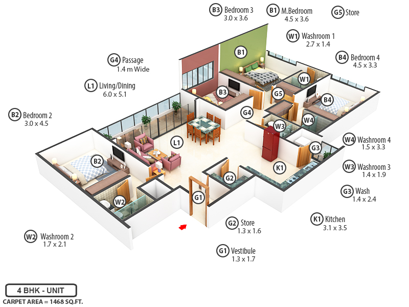 3DFloorPlan of Tremont
