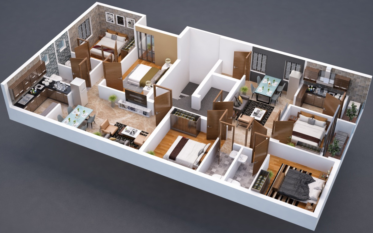 3DFloorPlan of Anu Mahan Pattinathar Flats