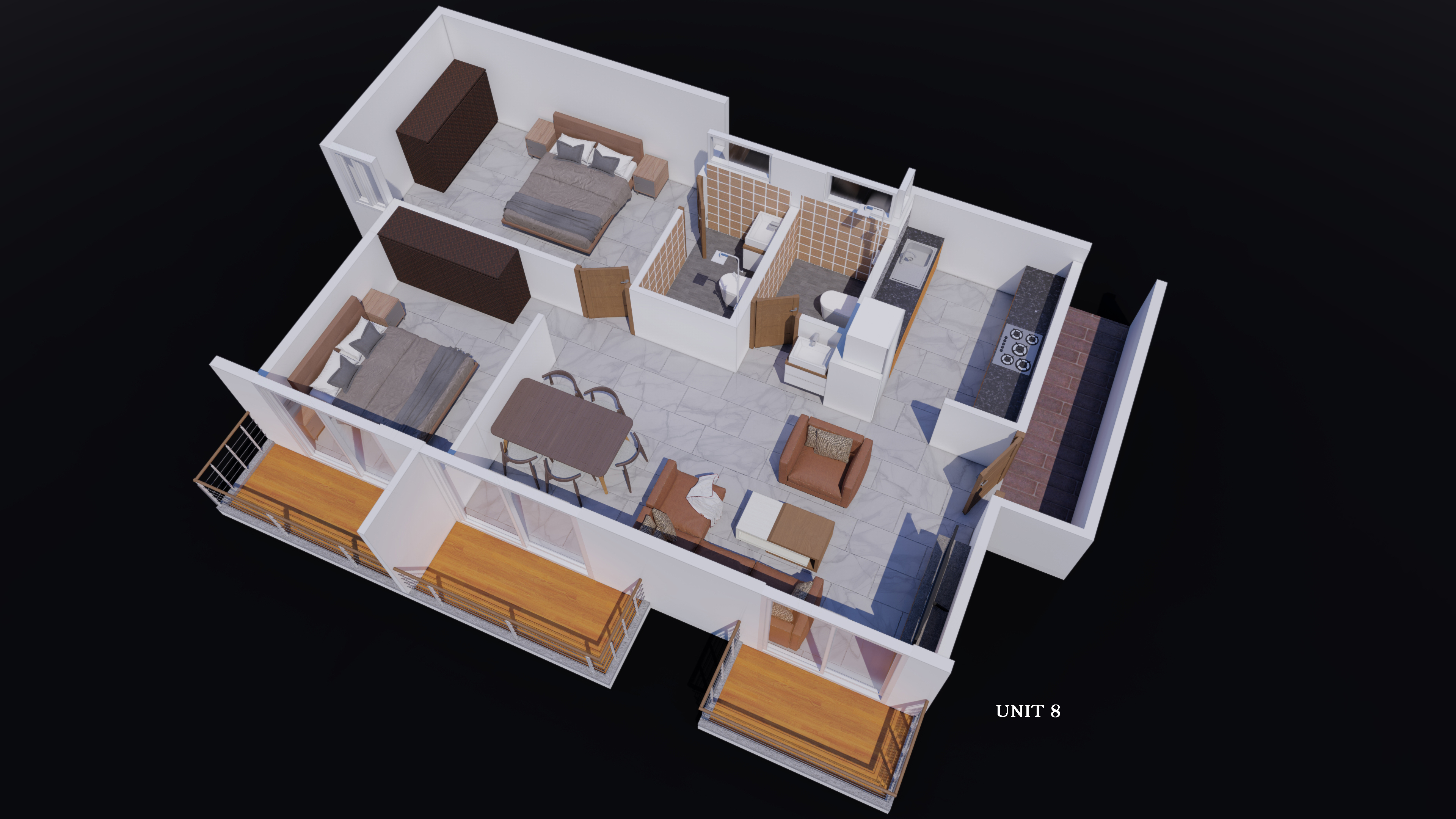 3DFloorPlan of Nirmaanika Advaita