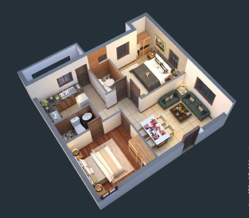 3DFloorPlan of Sivanta Atlantis