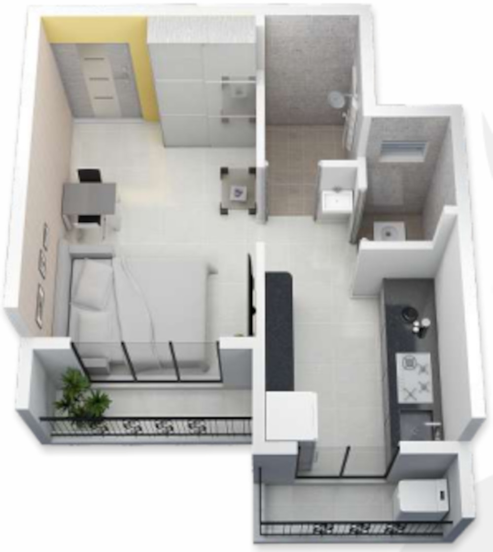 3DFloorPlan of Pinnacle Sai World