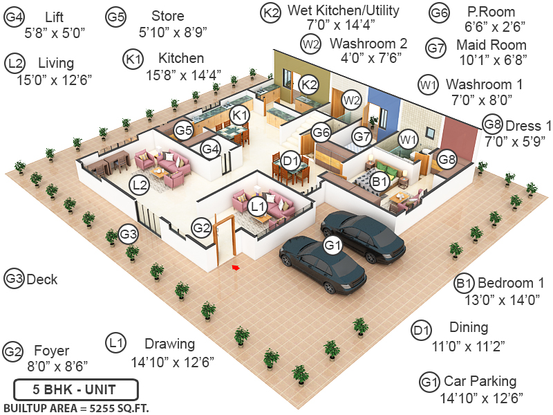 3DFloorPlan of Hallmark Imperia