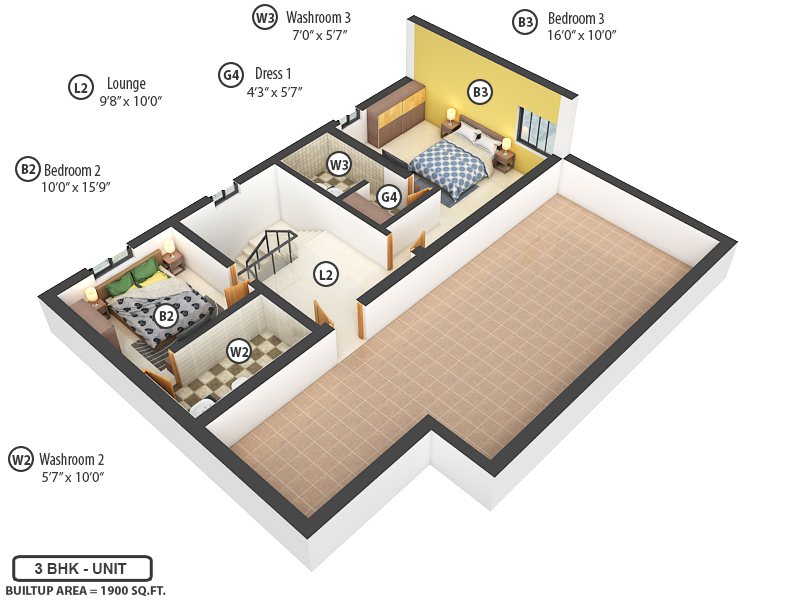 Terrace Floor Plan Terrace Floor Plan