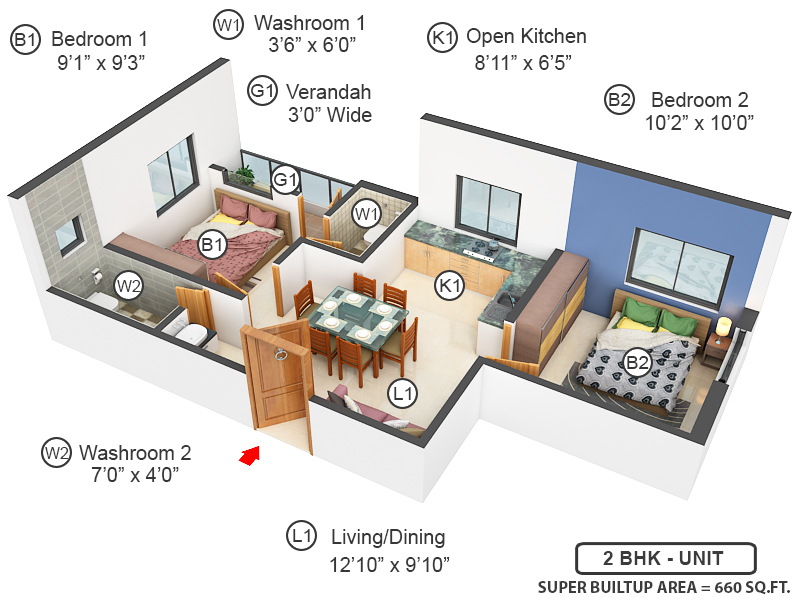 3DFloorPlan of Bluemoon Construction 1