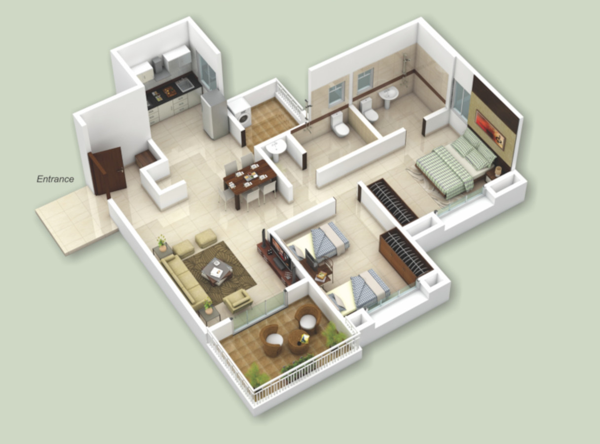 3DFloorPlan of Dharmavat Sunder Sanskruti Phase 4