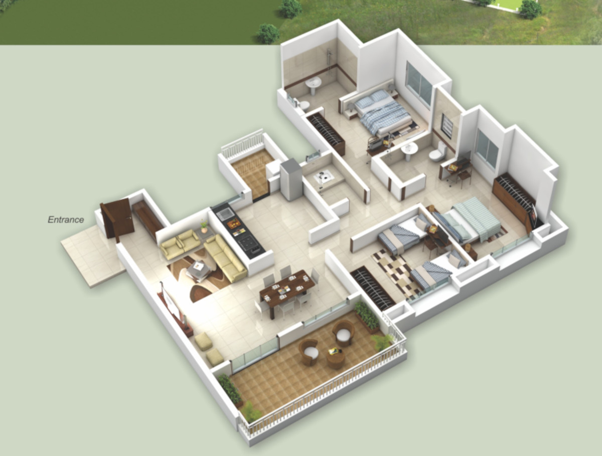3DFloorPlan of Dharmavat Sunder Sanskruti Phase 4