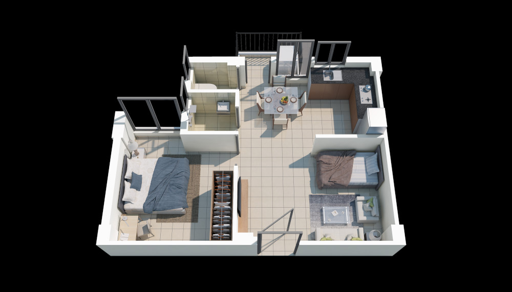 3DFloorPlan of Gems City