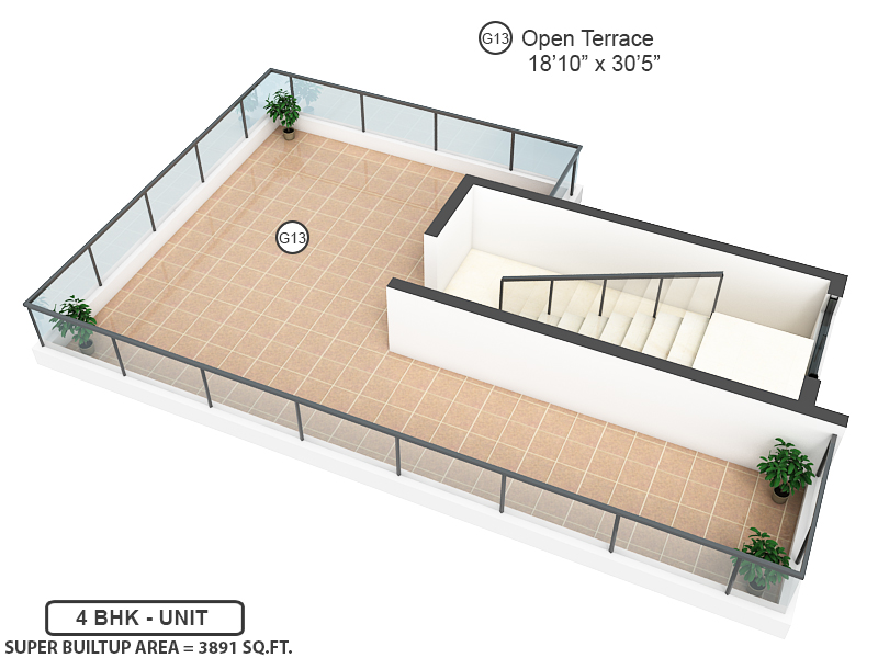 3DFloorPlan of Raj Viviente