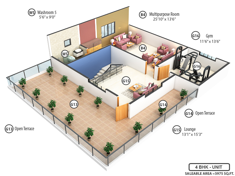 Terrace Floor Plan