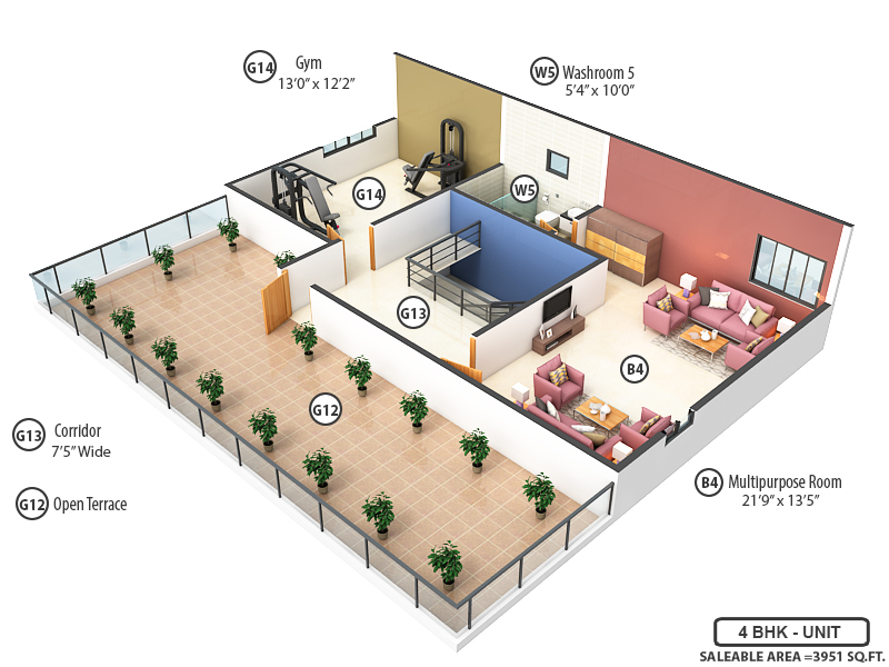 Terrace Floor Plan
