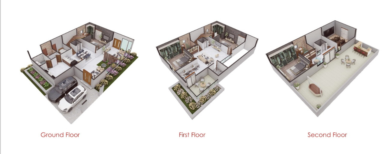 3DFloorPlan of Tech Villas