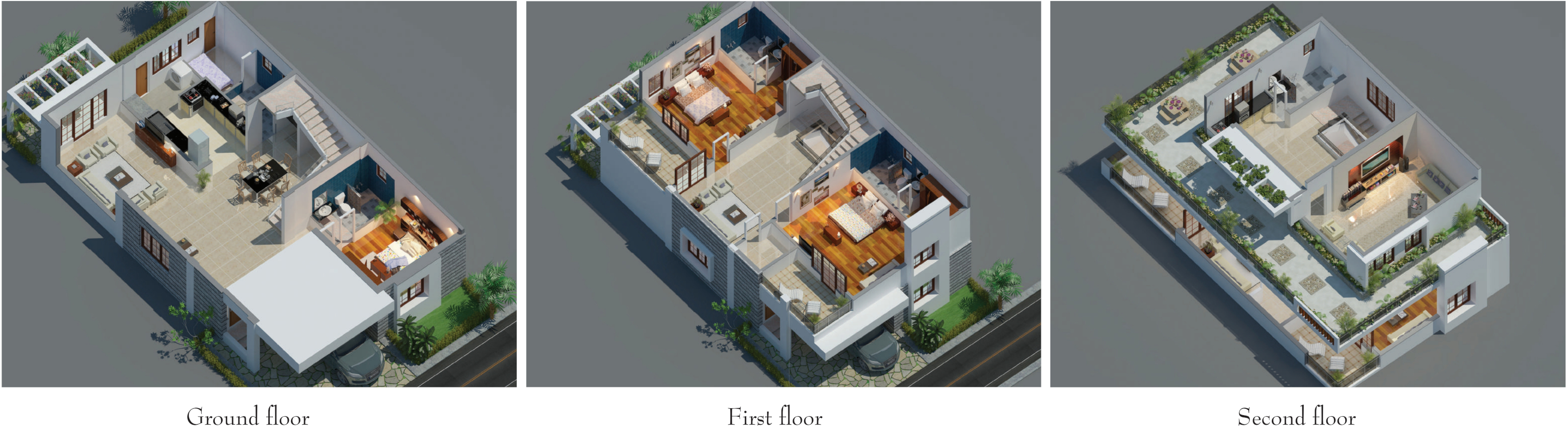 3DFloorPlan of VRR Golden Enclave Phase II