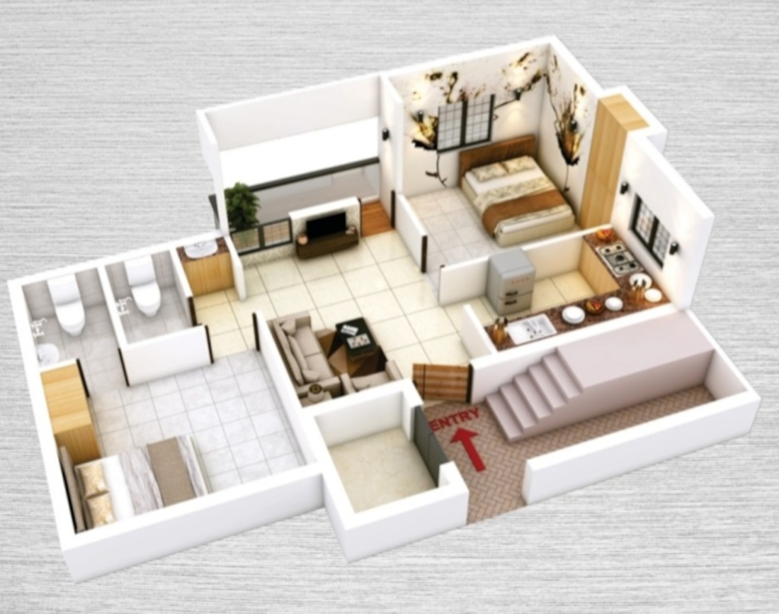 3DFloorPlan of AK Hesson Platinum