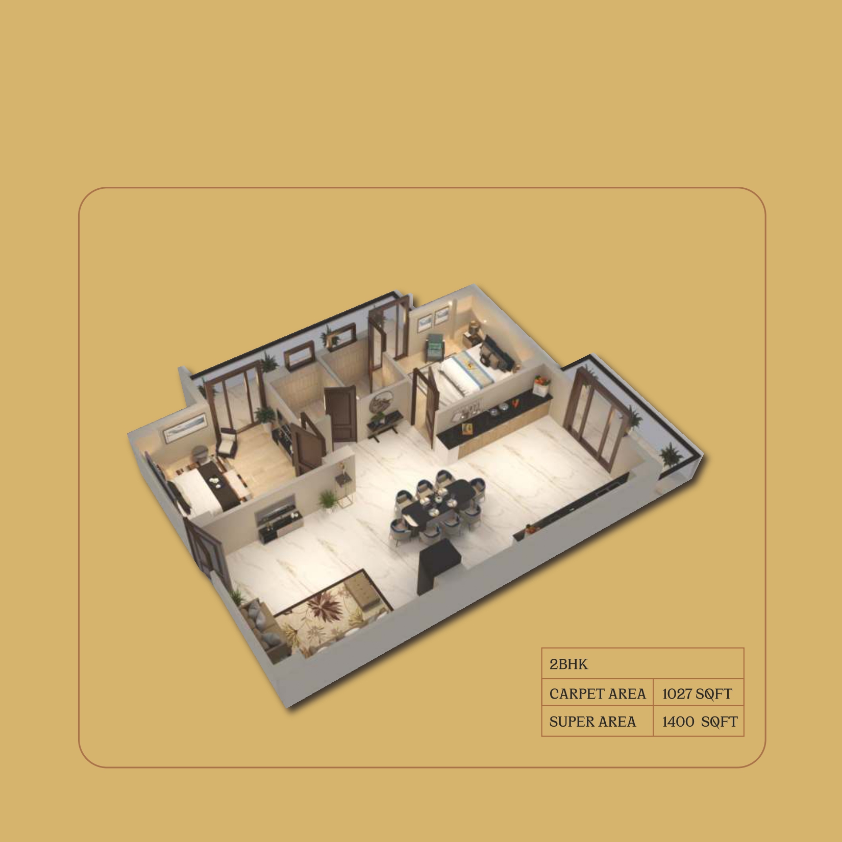 3DFloorPlan of Udai Grand