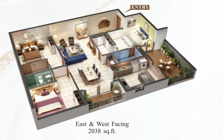 3DFloorPlan of KG Montage