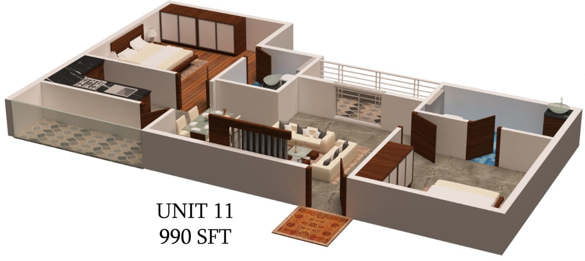 3DFloorPlan of Sri Kanakashree