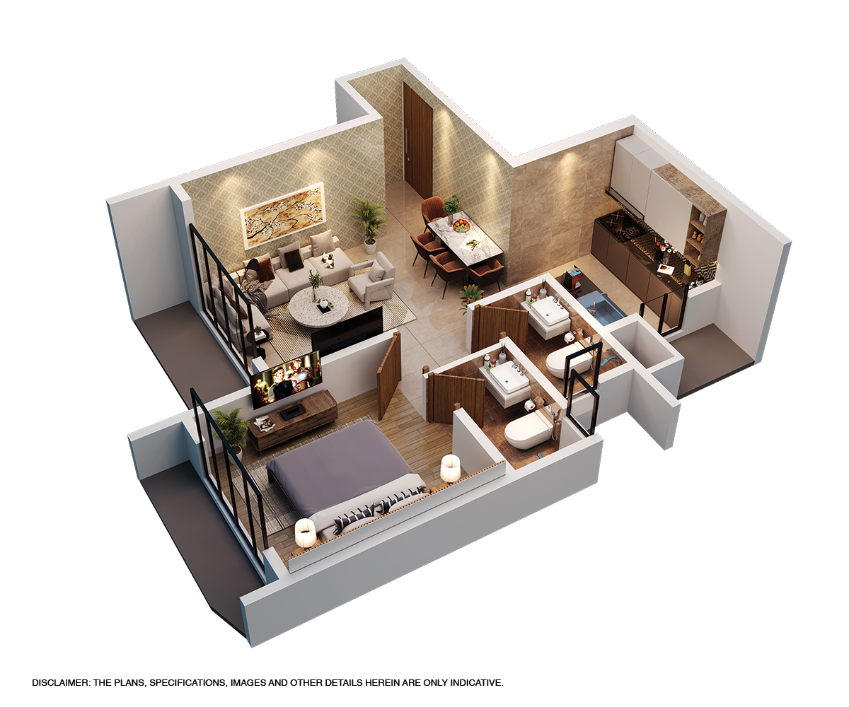 3DFloorPlan of The Goyal Aspire